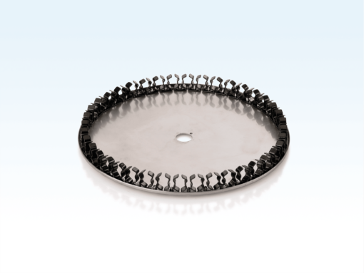 Disk with 20 clams tubes 9-12mm