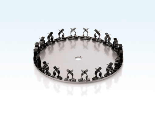 Disk with 20 clams tubes 16-19mm