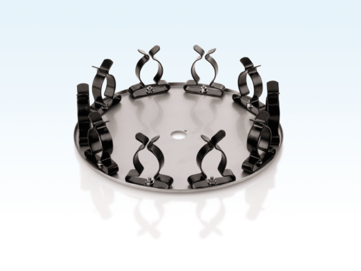 Disk with 10 clams tubes 32-40mm